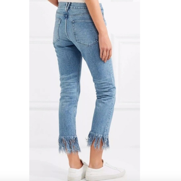 New 3x1 Fringe Stella Cropped Jeans - Picture 9 of 15